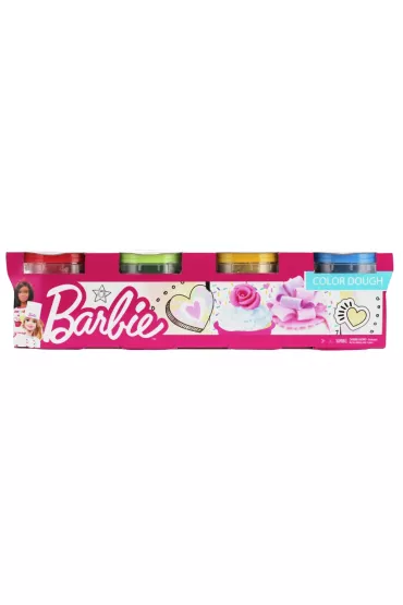 Masa plastyczna Barbie 4 pojemniki Mega Creative