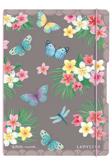 Herlitz Notatnik PP A4 Flex Ladylike Butterflies