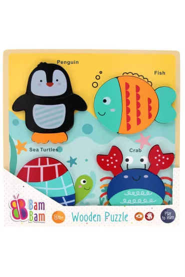 Puzzle Uk�adanka drewniana Ocean Bam Bam