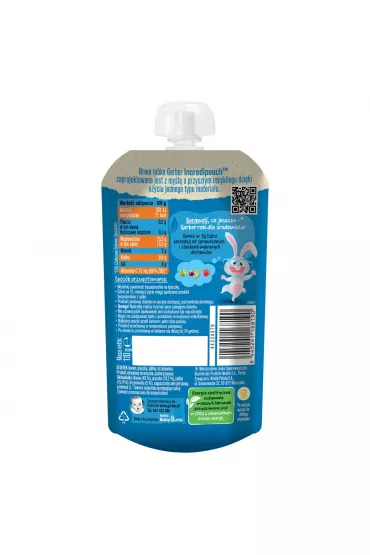 Gerber Junior Deserek banan gruszka jabko brzoskwinia powyej 1+ roku 110 g