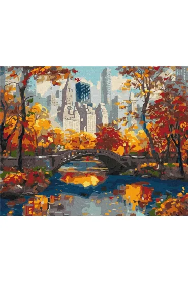 Ideyka Malowanie po numerach - Z�oty park 40x50cm