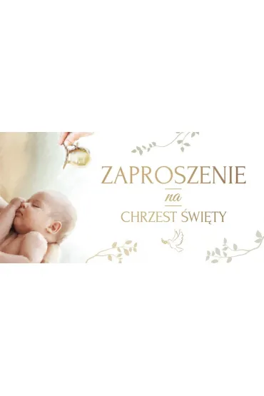 AbCard Zaproszenie na Chrzest Z115 (5 szt)