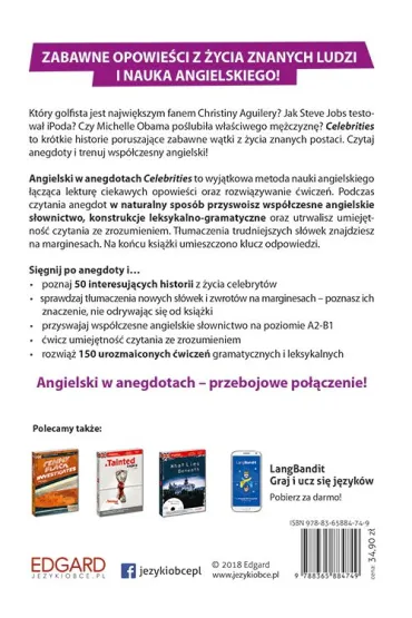 Angielski w anegdotach. Celebrities - Greg Gajek, Alicja  Wi�niewska
