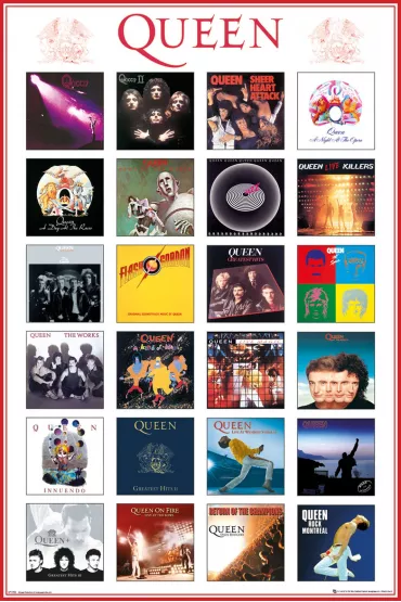 Queen Ok�adki P�yt - Freddie Mercury - plakat 61x91,5 cm