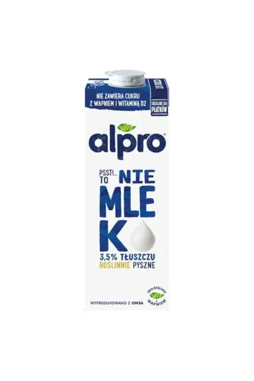 Alpro Nap�j owsiany UHT 3,5% to nie mleko 1 l