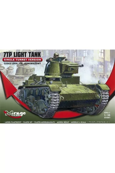 Lekki Czo�g Jednowie�owy "7TP" 1/35 Mirage Hobby
