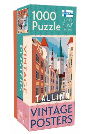 Puzzle 1000 el. Vintage - Tallinn Tactic