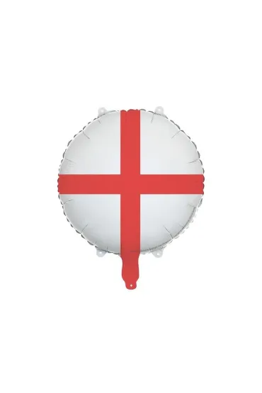 PartyDeco Balon foliowy Flaga Anglii 35cm