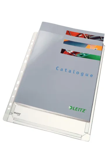 Esselte Koszulka Leitz A4 5szt poszerzana na katalog prze�roczysta 170um (47563003) * *