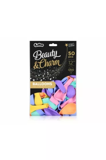 Godan Balony Beauty&Charm makaronowe CB-KMX5 50 szt.
