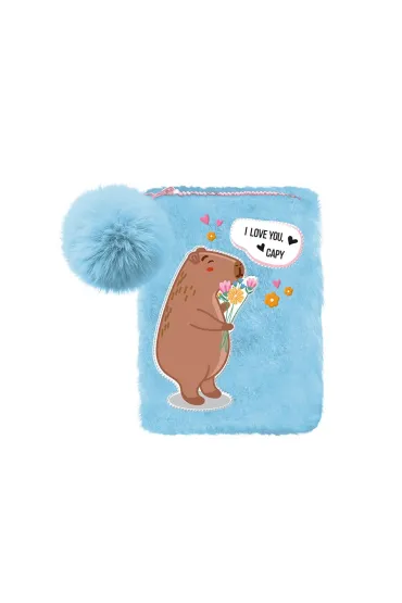 Portfel zapinany na zamek - Capibara