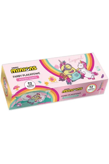 Beniamin Farby plakatowe Minionki  12x20ml