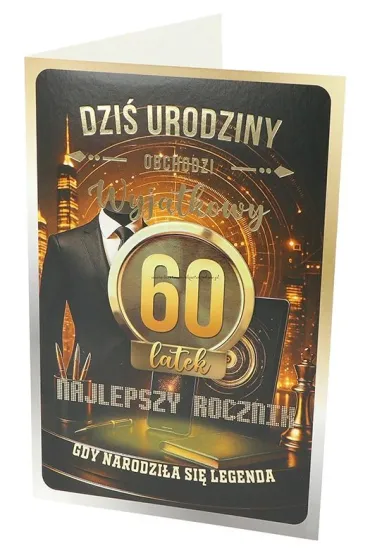 Yeku Karnet z wymiennymi rocznikami 60 m�ska
