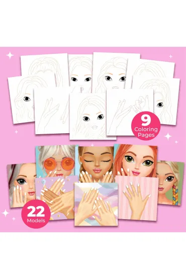 Kreatywna ksi��eczka Nails & Makeup Sticker and Activity Book A002637