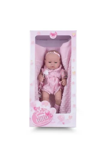 Lalka hiszpa�ska bobasek Mantita z kocykiem 42cm Berbesa