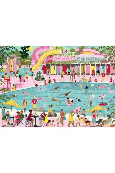 Puzzle 1000 el. Park Flamingo Ravensburger