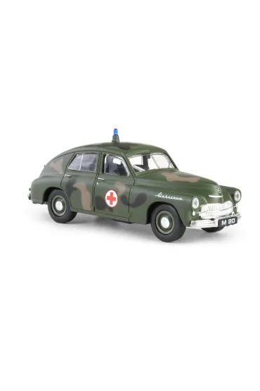AUTO KOLEKCJI PRL-U 1 43 WARSZAWA WOJSKO M-20 B-251WB Daffi