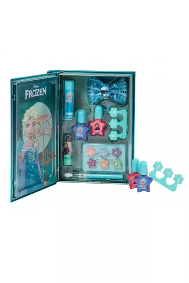 Zestaw kosmetykw do makijau dla dzieci Kraina Lodu Lip Smacker Book Tin Markwins