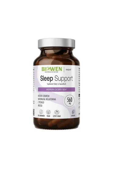 Biowen Sleep Support Suplement diety 60 kaps.