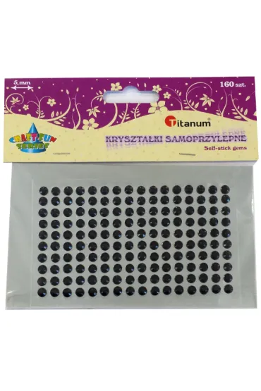 Titanum Kryszta�ki samoprzylepne 5 mm 160 szt.