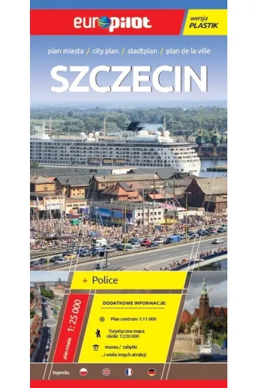 Szczecin Police Plan miasta 1:25000 (laminat)