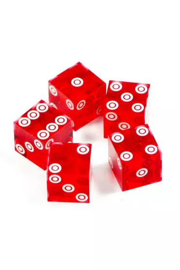 Ko�ci do gry profesjonalne wywa�one 19,3 mm PAWIE OKO
