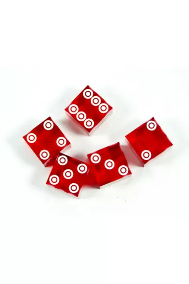 Ko�ci do gry profesjonalne wywa�one 19,3 mm PAWIE OKO