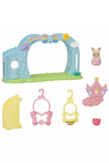 Sylvanian Families Przedszkole Kolorowa Zjedalnia Nursery Swing 5745 p6