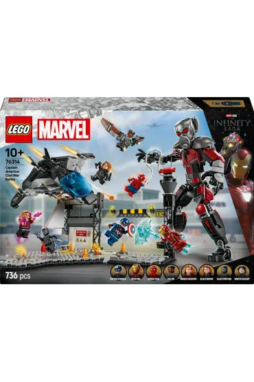 LEGO Marvel Kapitan Ameryka: Wojna bohater�w — bitwa 76314