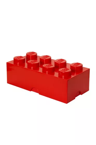 Pojemnik klocek LEGO Brick 8 Czerwony