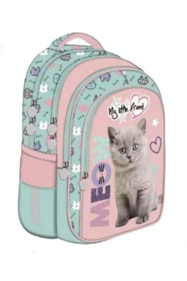 St. Majewski Plecak 4-komorowy Fluffy Kitty
