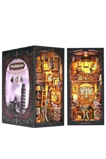 Puzzle Miniaturowy domek Book Nook Fotografia z dawnych lat Habarri