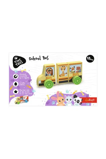 Zabawka drewniana - School Bus TREFL