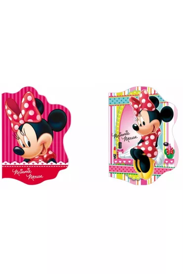 Myszka Minnie Notes wycinany Minnie 90x145 mm, g�adki 25 kartek