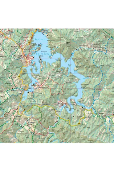 Mapa zdrapka Bieszczady 1:75 000