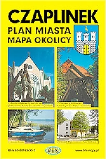 Plan miasta z map� gminy Czaplinek 1:5 000