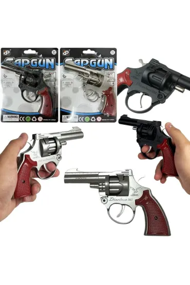 Pistolet na kapiszony metalowy MIX Trifox