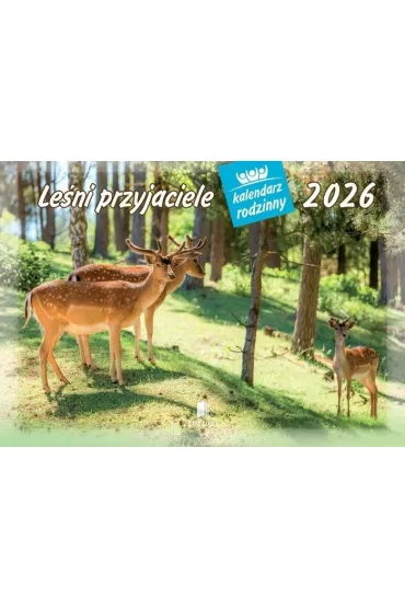 Lucrum Kalendarz 2026 rodzinny Le�ni przyjaciele