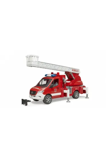 MB Sprinter Stra� po�arna z drabin� obrotow�, pomp� i modu�em �wiat�o   d�wi�k BRUDER BR-02673