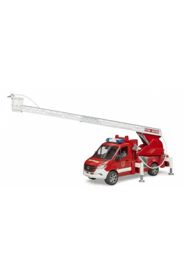 MB Sprinter Stra� po�arna z drabin� obrotow�, pomp� i modu�em �wiat�o   d�wi�k BRUDER BR-02673