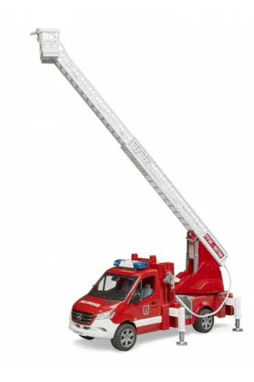 MB Sprinter Stra� po�arna z drabin� obrotow�, pomp� i modu�em �wiat�o   d�wi�k BRUDER BR-02673