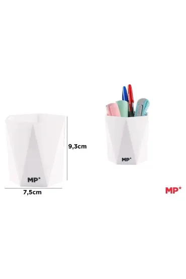 Mp Main Paper Pojemnik na d�ugopisy bia�y
