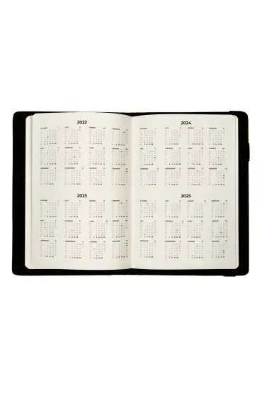 Planner A5 dzienny na gumk� Botanic BLACK PLR-25PR