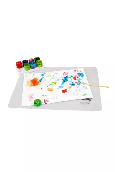 Biurfol Podk�adka szkolna na biurko PVC bia�a 380x280mm
