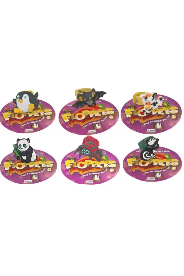 Rzepki zwierzaki fioletowe - Floppets
