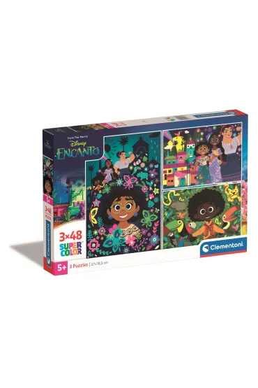 Puzzle 3x48 el. SuperColor. Disney Encanto Clementoni