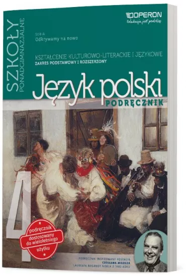 Odkrywamy na nowo. J�zyk polski 4. Podr�cznik. Kszta�cenie kulturowo-literackie i j�zykowe. Zakres podstawowy i rozszerzony. Szko�y ponadgimnazjalne - Jolanta Manthey, Katarzyna Budna