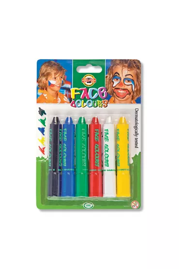 Koh-I-Noor Kredki do malowania twarzy 4610 6 kolor�w