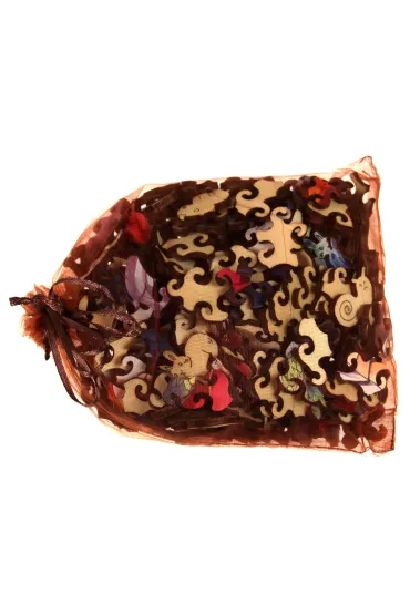 Puzzle 287 drewniane kolorowe Smok Recent Toys