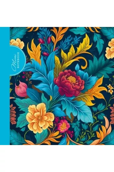 Fresh Notatnik ozdobny Flora 100x100mm, kratka 48 kartek